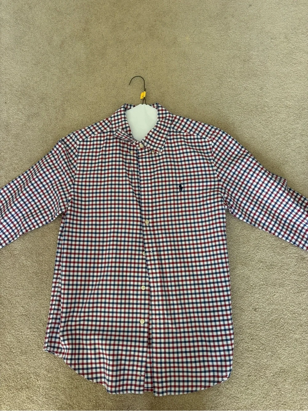 Ralph Lauren Button-Down Shirt in Red, White & Blue